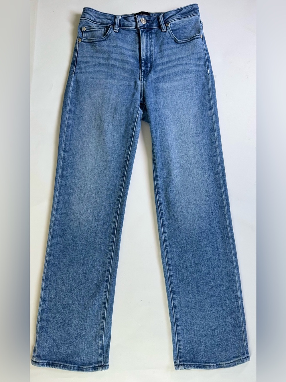 Quince Stretch High Rise Straight Jeans - Size 27